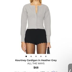 REVOLVE Kourtney Cardigan - Heather Grey